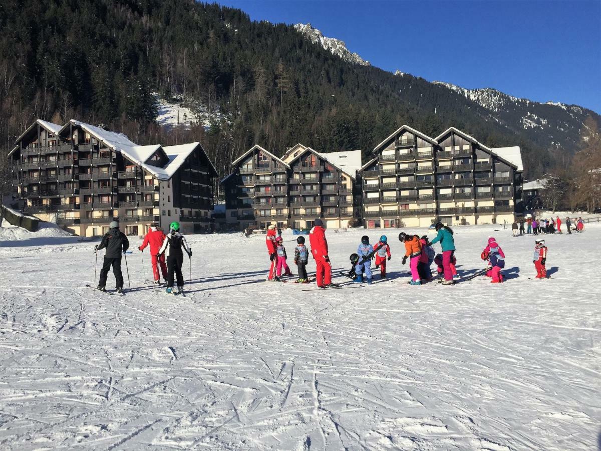 Front Ski Slope Chamonix Apartment Ngoại thất bức ảnh
