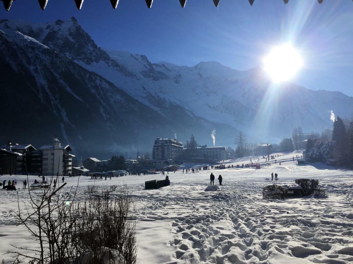 Front Ski Slope Chamonix Apartment Ngoại thất bức ảnh