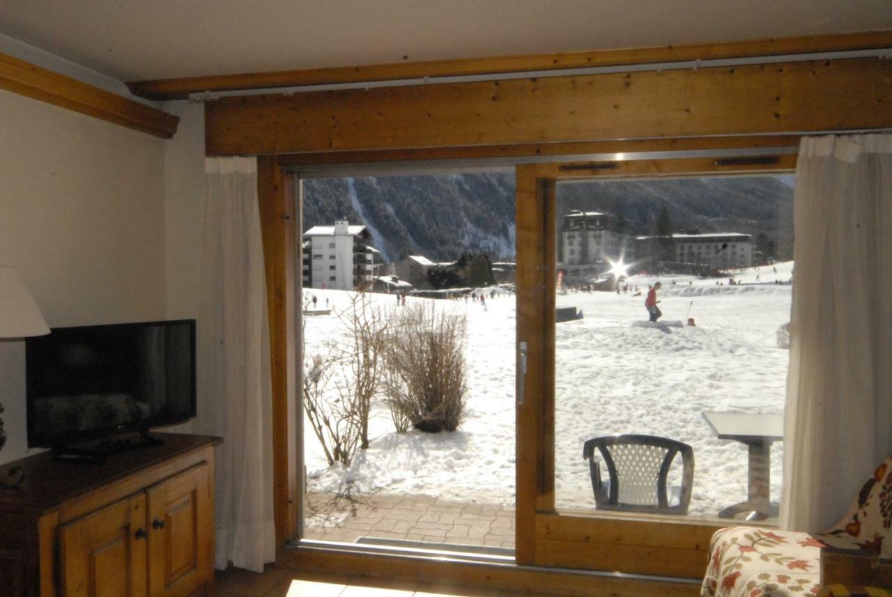 Front Ski Slope Chamonix Apartment Ngoại thất bức ảnh