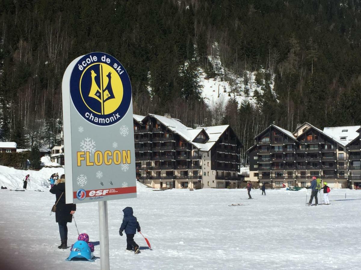 Front Ski Slope Chamonix Apartment Ngoại thất bức ảnh