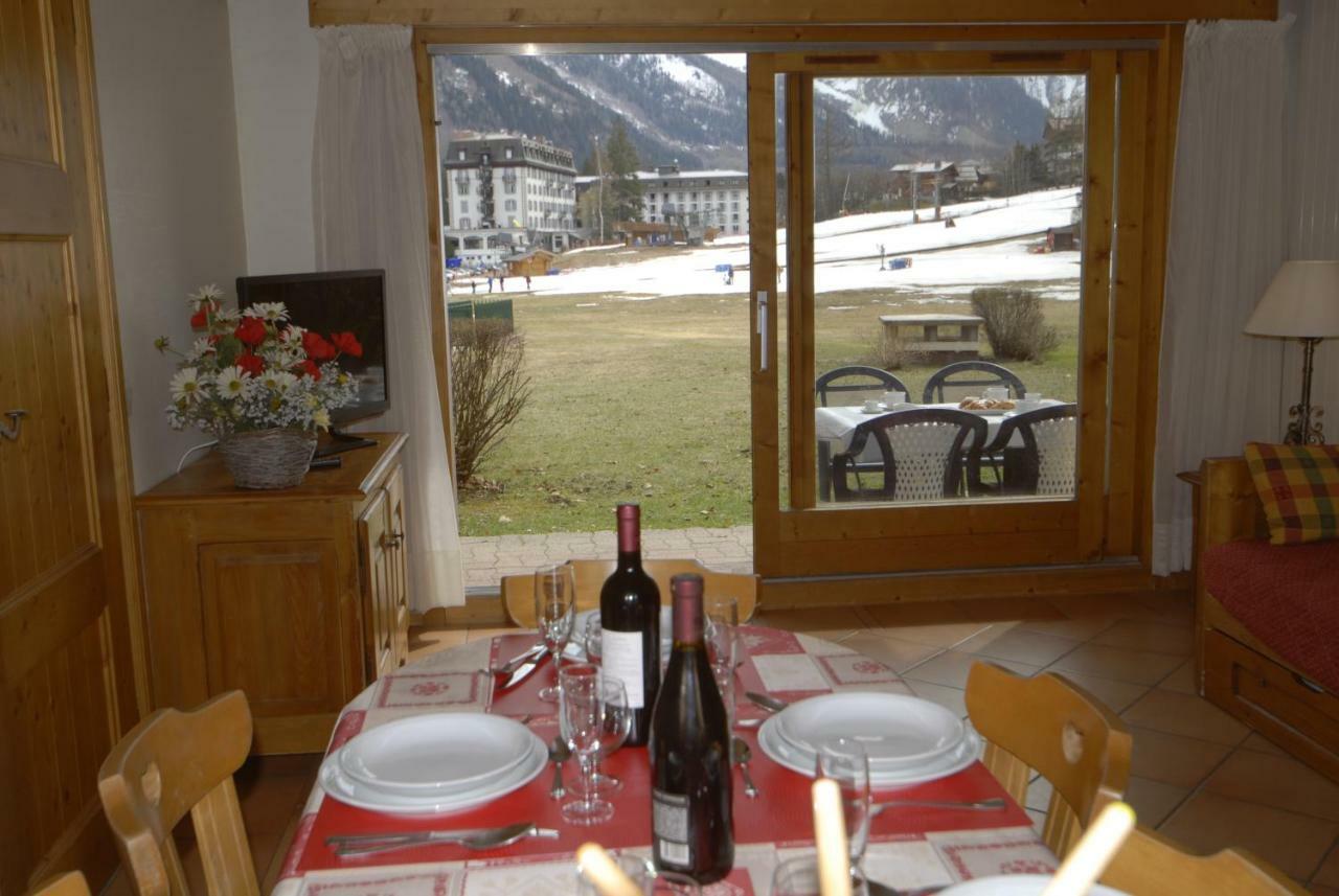 Front Ski Slope Chamonix Apartment Ngoại thất bức ảnh