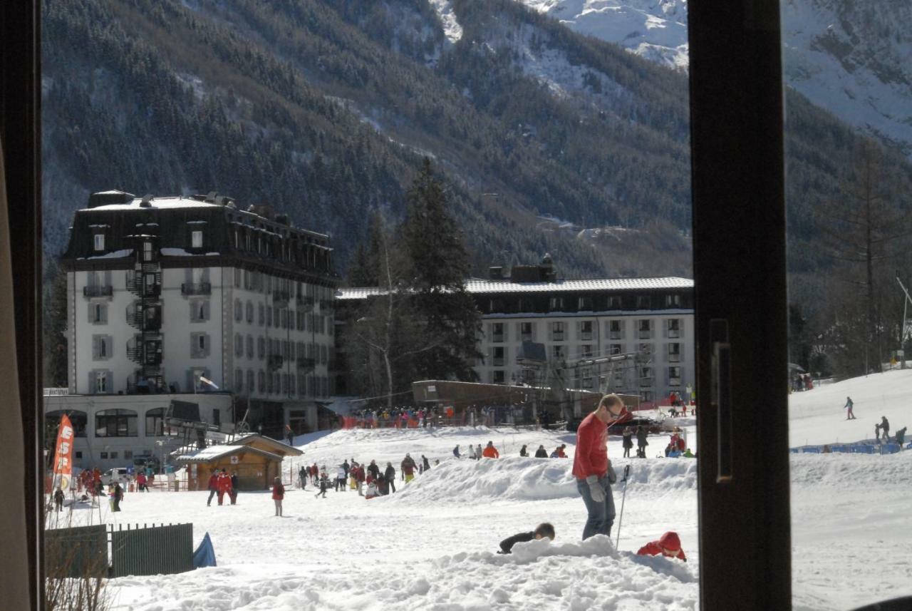 Front Ski Slope Chamonix Apartment Ngoại thất bức ảnh